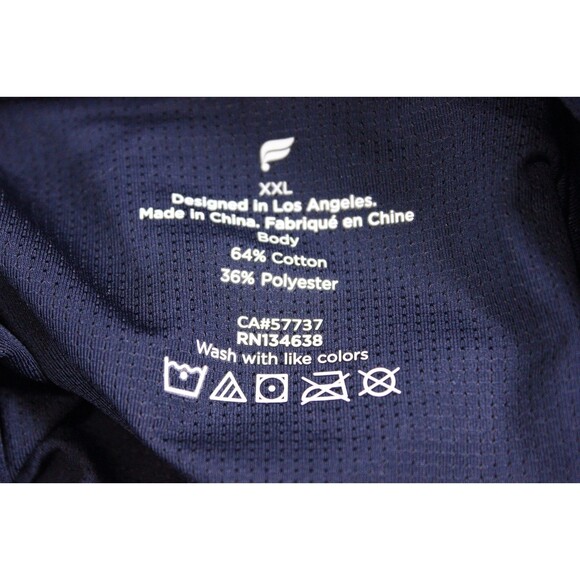 FABLETICS Men's Shirt The Dash Long Sleeve Button Up Gray Textured XXL MSRP $89 - Picture 8 of 11